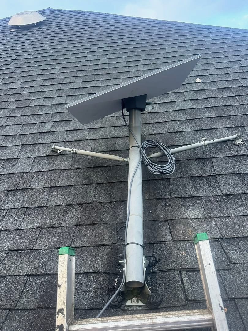 Pole Mount on Roof